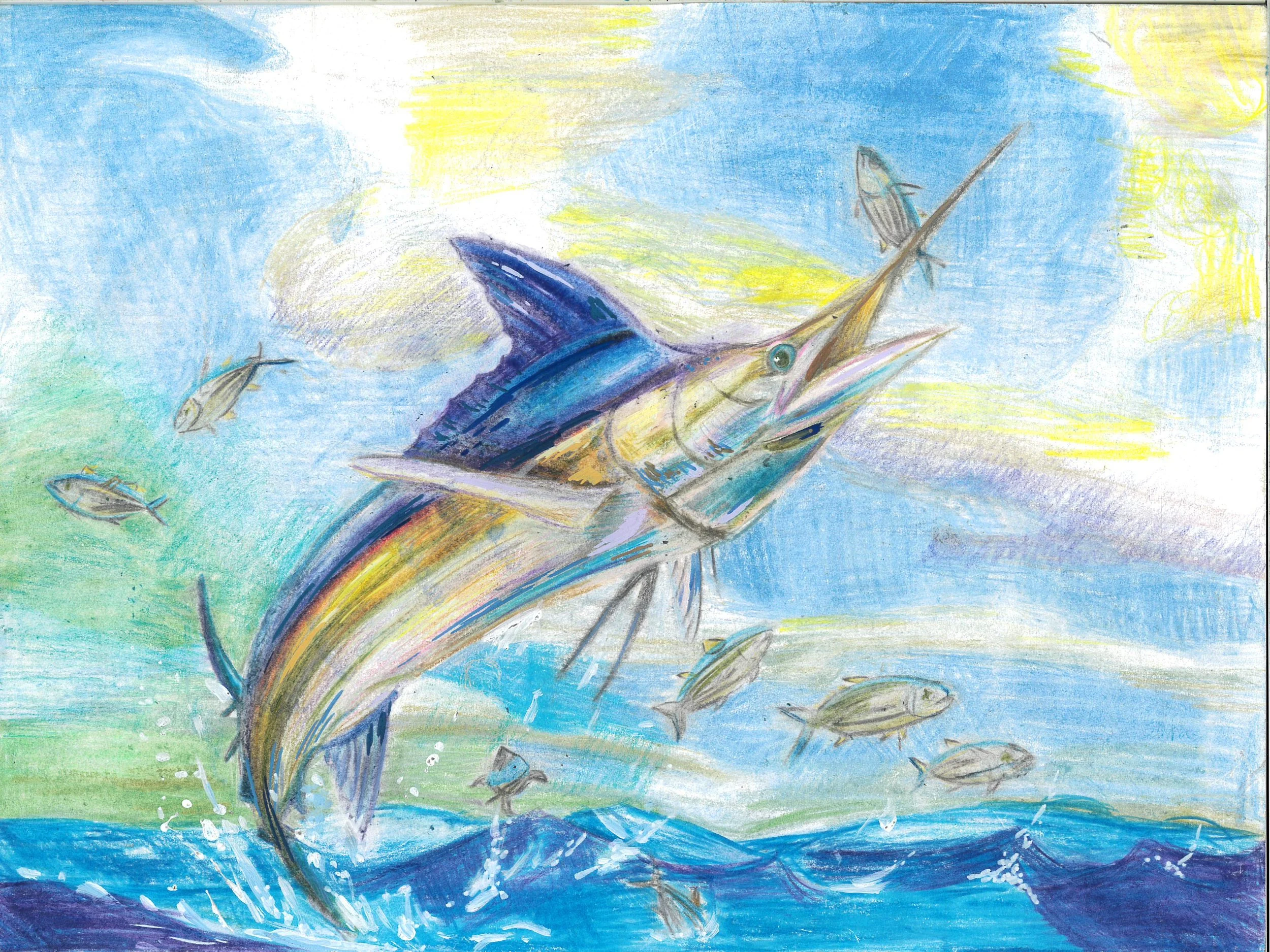 絵画　ANNA．Ｋ　魚 2024 - Fish Art 1st Place | Discover Top Fish Art — Art of
